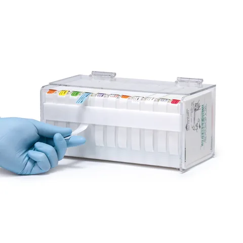 Bowman Dispensers/Marketlab-13443 Small Label Box Dispenser with Slotted Front