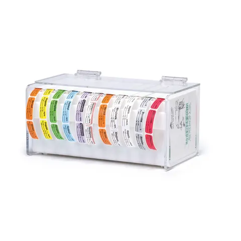 Bowman Dispensers/Marketlab-13443 Small Label Box Dispenser with Slotted Front