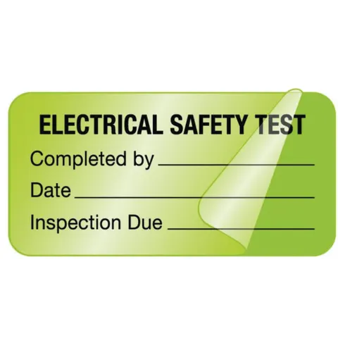 Marketlab Equipment Service and Inspection Labels