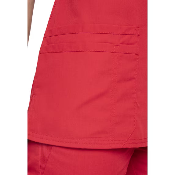 Cherokee Medical WW Originals Women's Knit V-Neck Solid Scrub Top