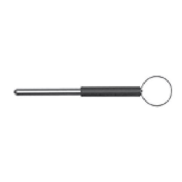 Conmed Corporation-138010 Round Loop, Reusable Electrode for Cutting and Biopsies, 1/4" (0.64cm) Diameter, 1 3/4" (4.45cm) Overall Length (5/cs)