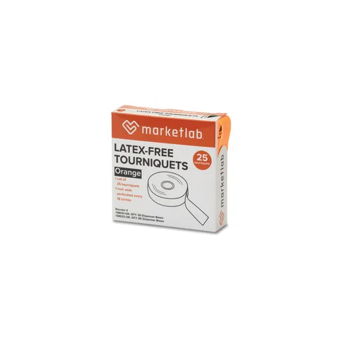 Marketlab Latex-Free Tourniquets in Dispenser Box