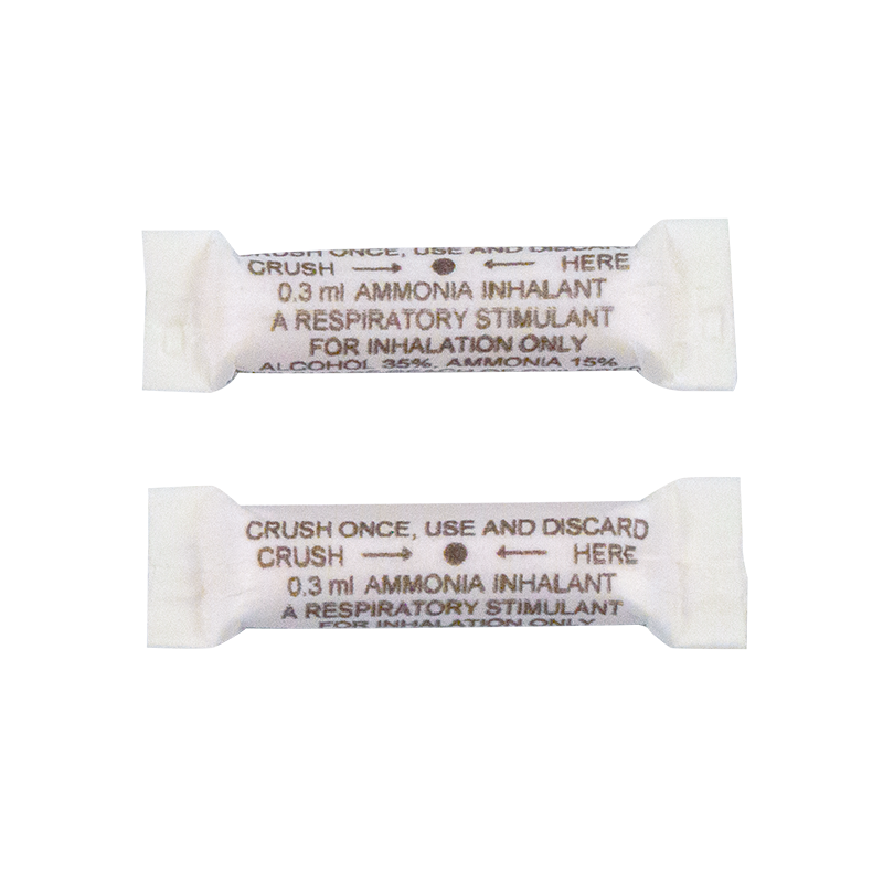 Dynarex-1401 Ammonia Inhalants (Ampule) 0.33 cc (10 per box / 50 boxes per case)