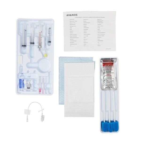 B.Braun Medical-182A233 Single-Shot Epidural Tray with Lidocaine 1%, 5mL, Needle Stick Pad, Rx Labels, CSR Wrap (20 Ea/Bx)