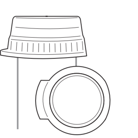 Marketlab 12mm Snap Cap Single-Tab