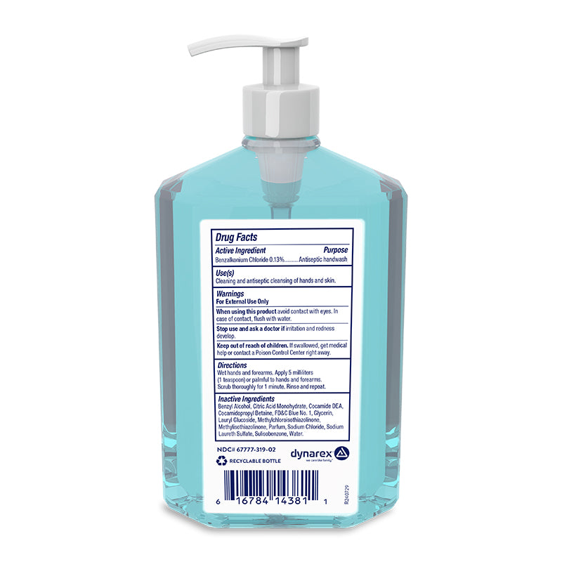 Dynarex-1438 DynaSoap Antibacterial Soap 7.5 fl. oz. Pump (24/cs)