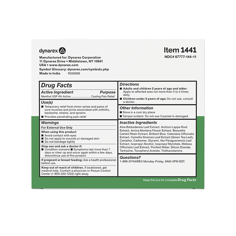 Dynarex X-Treme Freeze Pain Relieving Cold Therapy Gel