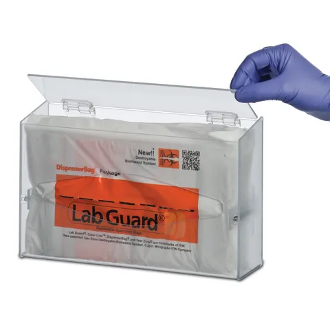 Bowman Dispensers/Marketlab-14420 Specimen Bag Dispenser 11.625"W x 5.125"D x 7.375"H