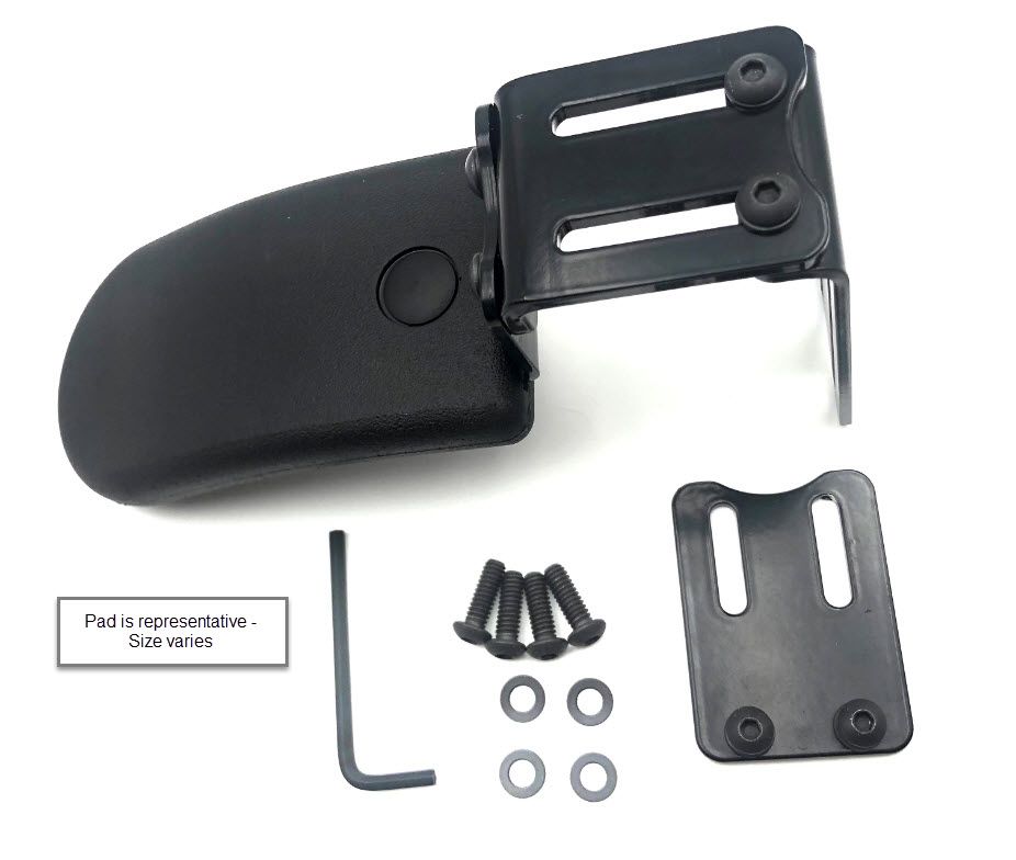 Therafin-LTS Kit, Fixed w/ Molded Curved Pad & Offset-In Bracket - No Cover