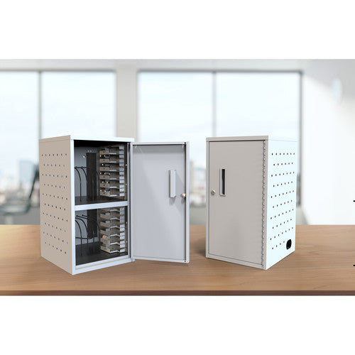 Luxor-LLTMWV12-G 12-Tablet Vertical Wall/Desk Charging Box