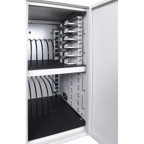 Luxor-LLTMWV12-G 12-Tablet Vertical Wall/Desk Charging Box