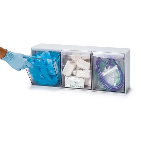 Marketlab-15017 Heavy Duty Tilt Bin • 3-Bin Unit, 1/ea