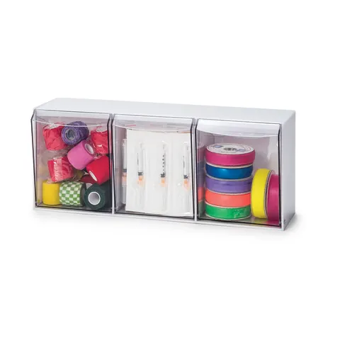 Marketlab-15017 Heavy Duty Tilt Bin • 3-Bin Unit, 1/ea