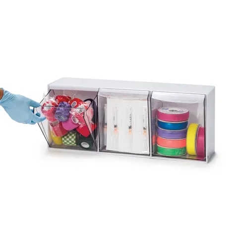 Marketlab-15017 Heavy Duty Tilt Bin • 3-Bin Unit, 1/ea