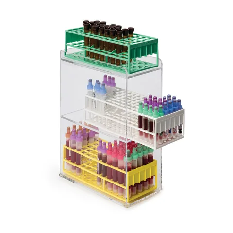 Marketlab-15018 Vertical Tube Rack Organizer 4", 1/ea