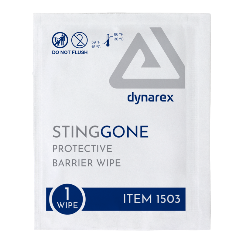 Dynarex-1503 StingGone Protective Barrier Wipes (50/Box 20Box/CS)