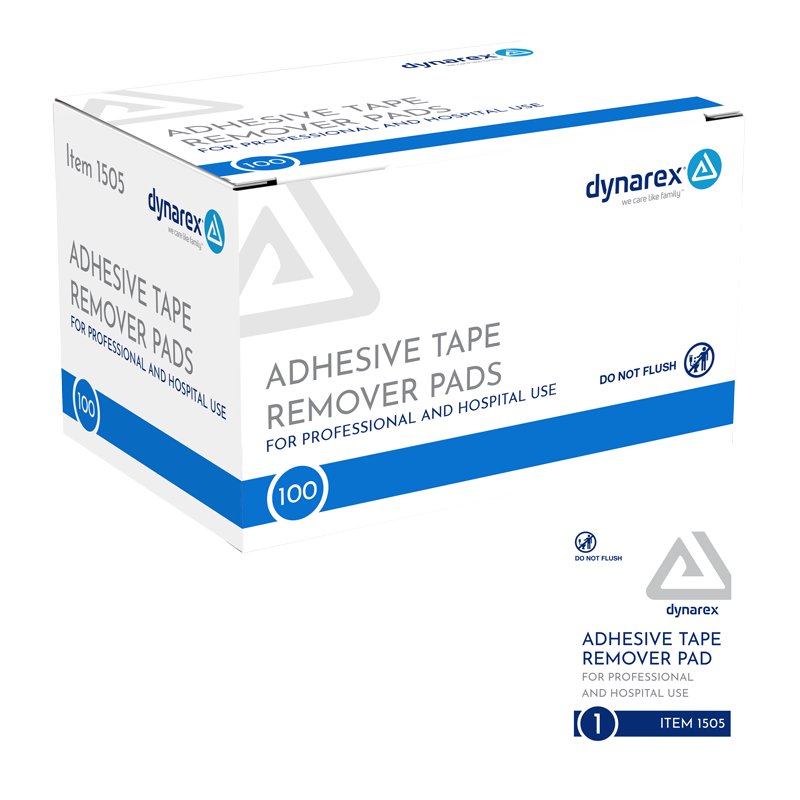 Dynarex-1505 Adhesive Tape Remoaver Pad (100/Box 10Box/CS)