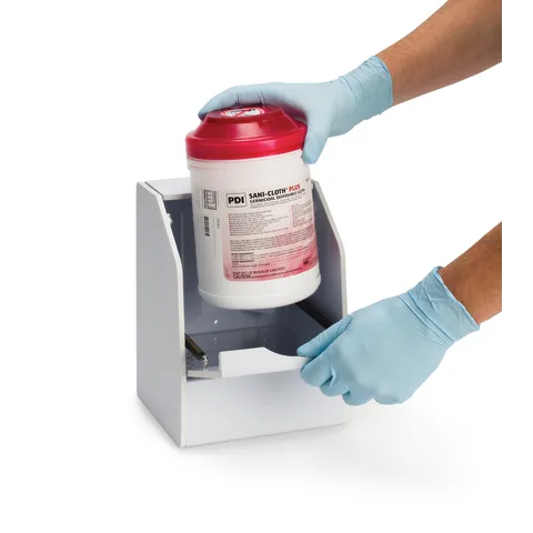 Marketlab-15065 Spring-Loaded Canister Wipe Dispenser, 1/ea