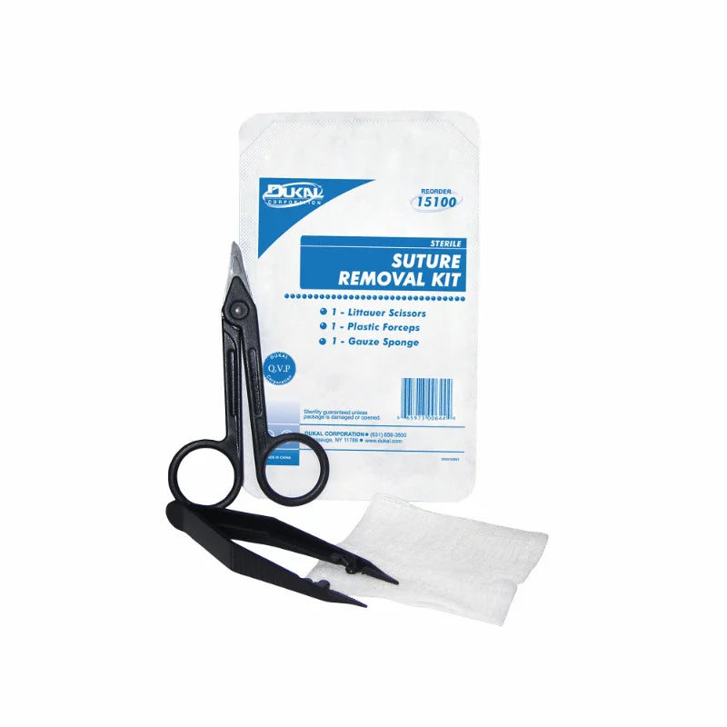 Dukal Corporation-15100 Suture Removal Kit, Sterile (50/cs)