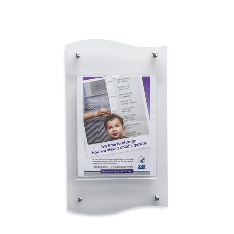 Marketlab-15456 Single Document Frost Frame, 1/ea