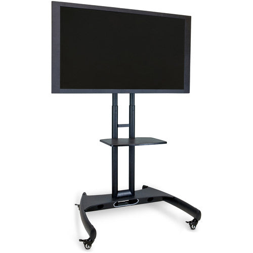 Luxor FP2500 Adjustable Height LCD TV Stand and Mount with Accessory Shelf