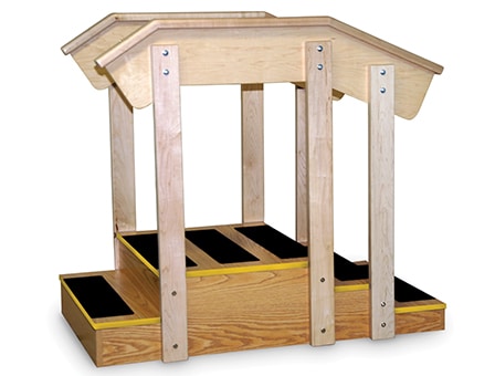 Hausmann-1566-Stairs,Mini Straight,2 6"Steps,3 4"Steps 1/Ea