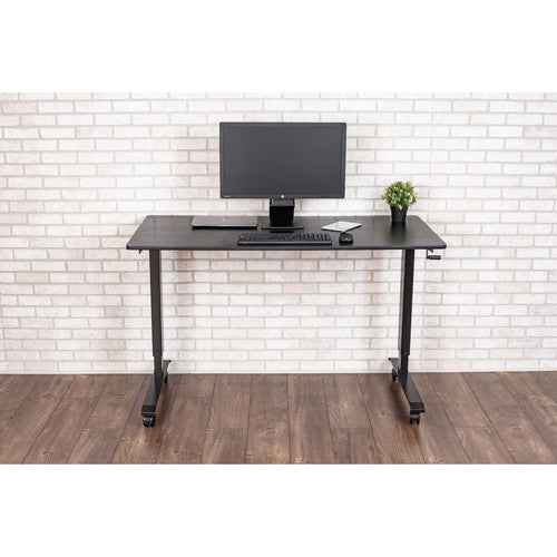 Upgrade your workspace with the Luxor Stand Up Desk. Adjustable height, ergonomic design, and sturdy build