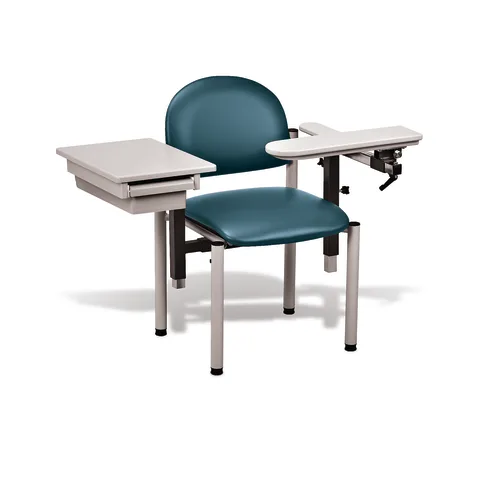 Marketlab Padded SC Series Blood Draw Chair with ClintonClean Armrests