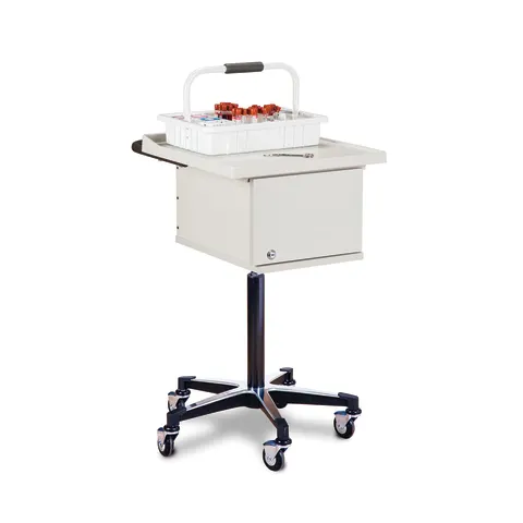 One and Two Tray Phlebotomy Carts