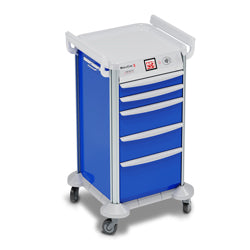 Detecto MobileCare Series Medical Cart, Blue, 16.5 in. Electronic