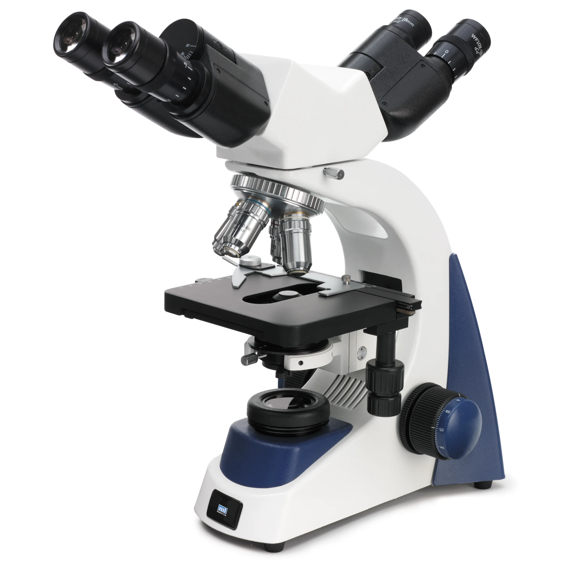 Marketlab-1605 Dual Head Teaching Microscope • 7.5"W x 9.5"D x 16"H, 1/ea
