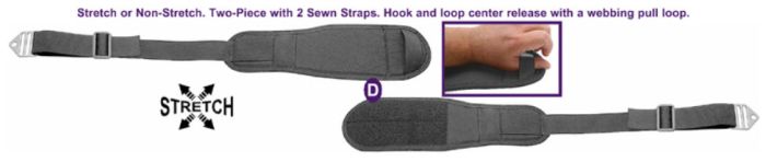 Therafin Chest Strap, 2pc Therafit Dynamic W/ Hook-N-Loop Adjustment