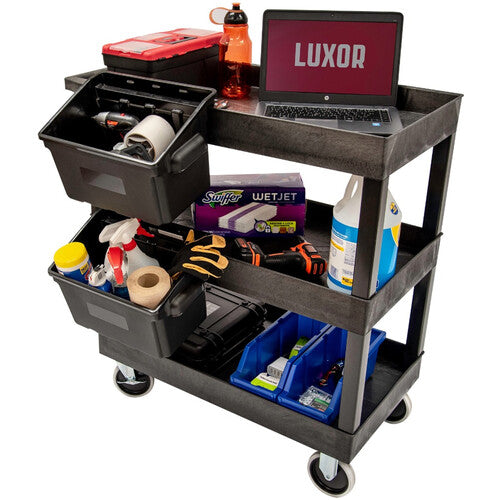 Luxor-OUTRIGBIN-2PK Outrigger Utility Cart Bin (2-Pack)