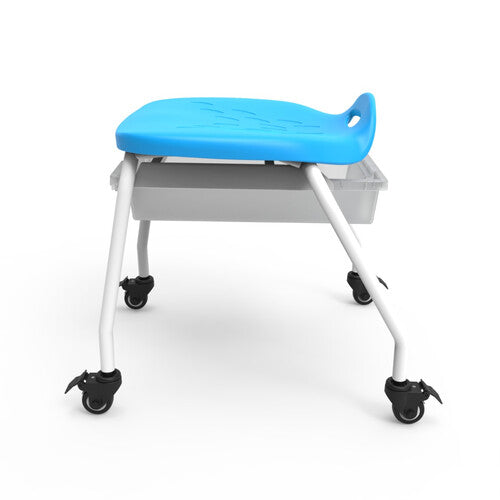 Luxor-MBS-STOOL-1 Stool With Clear Bin