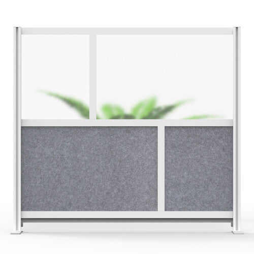 Luxor-MW-5348-FCG Modular Starter Wall 53x48" - Frosted