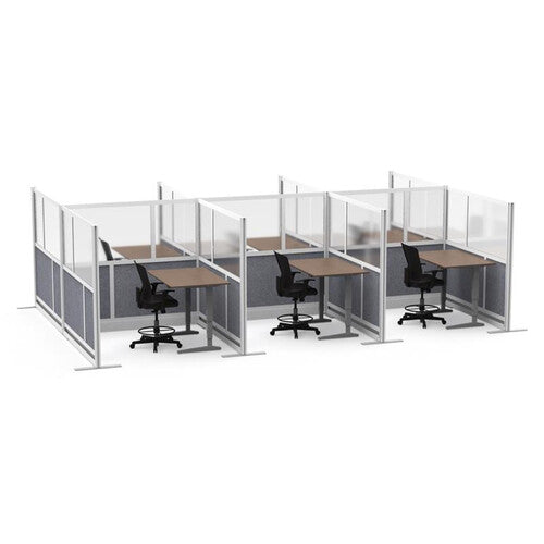 Luxor-MW-7048-FCG Modular Starter Wall 70 x 48" - Frosted