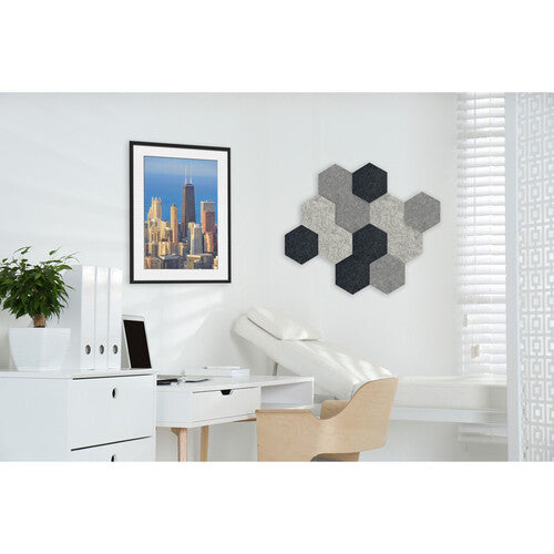 Luxor-RCLMHEX001 Pet Hexagon Ocean Foam Pack 12