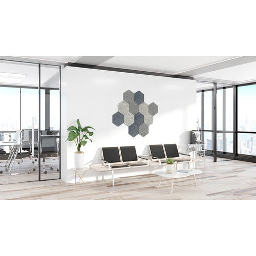 Luxor-RCLMHEX001 Pet Hexagon Ocean Foam Pack 12