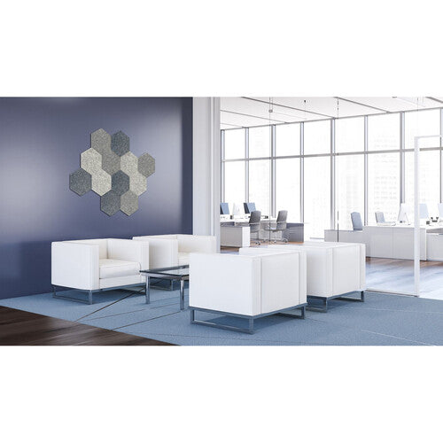 Luxor-RCLMHEX001 Pet Hexagon Ocean Foam Pack 12