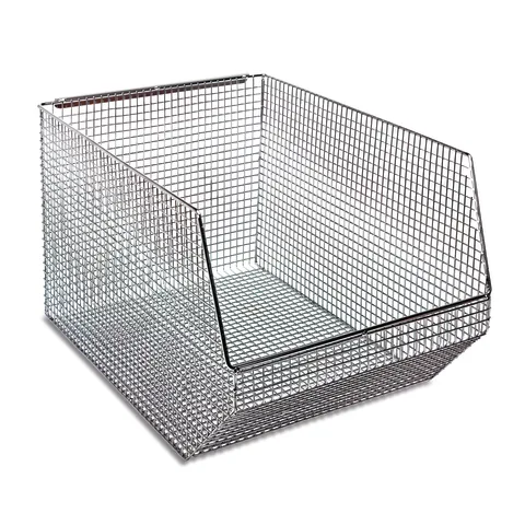 Wire Mesh Hang and Stack Bins