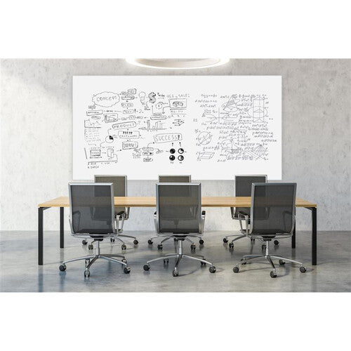 Luxor Wall-Mountable Magnetic Glass Board