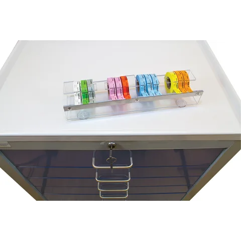 Bowman Dispensers/Marketlab-16603 12-Roll Label Tape Dispenser • 13"W x 3.43"D x 2.18"H