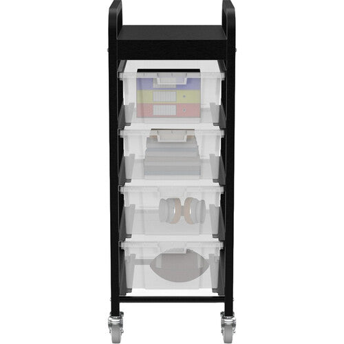 Luxor-UCWS002 4-Bin Lug Cart