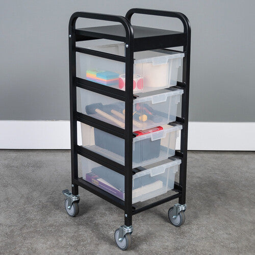 Luxor-UCWS002 4-Bin Lug Cart