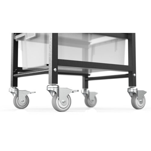 Luxor-UCWS002 4-Bin Lug Cart