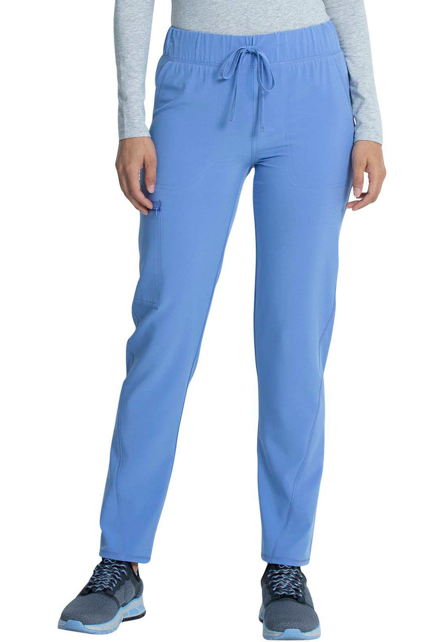 Cherokee Medical Women's Mid Rise Drawstring Cargo Scrub Pant style, Regular