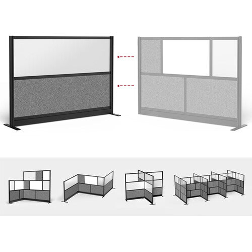 Luxor Modular Room Divider Starter Wall (70" x 48")