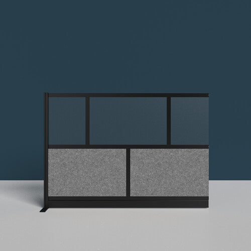Luxor-MW-7048-XCGB Modular Room Divider Add-On Wall (70 x 48", Black)