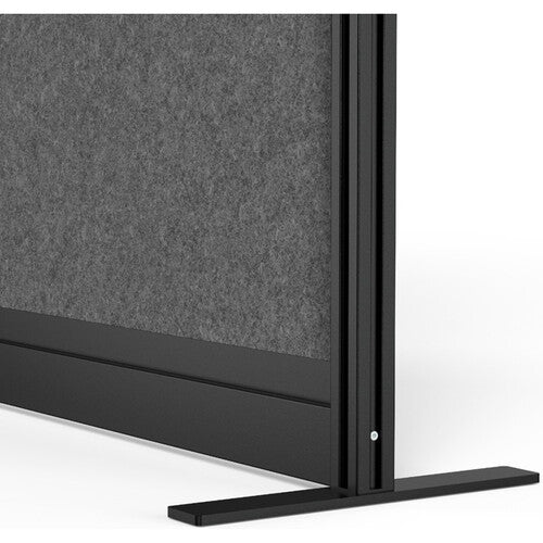Luxor-MW-7070-FCGB Modular Room Divider Starter Wall (70" x 70", Silver)