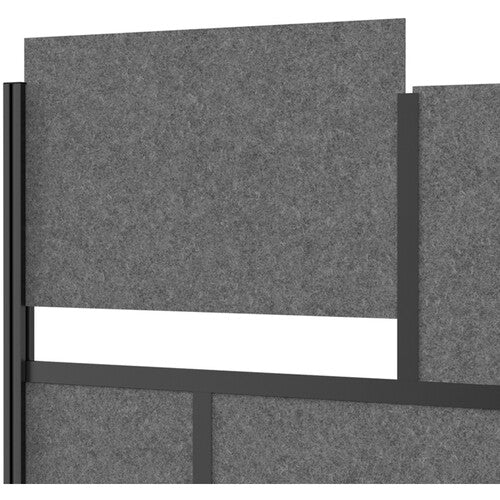 Luxor Modular Room Divider Add-On Wall with Whiteboard (70 x70")